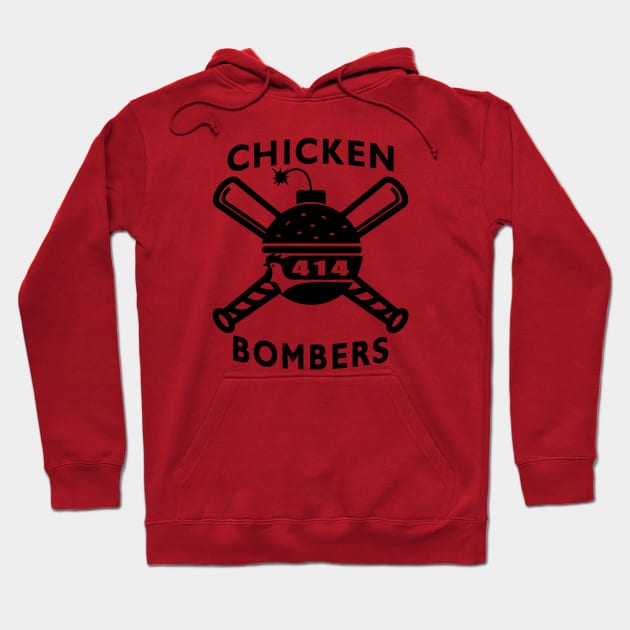 Chicken Bombers Logo Hoodie by 414 Chicken Sandwich